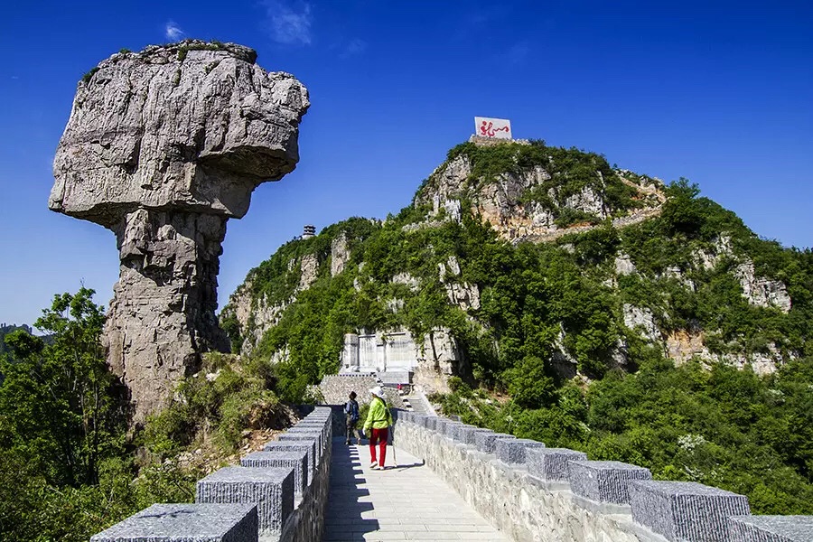 拍摄於河南新乡南太行轿顶山