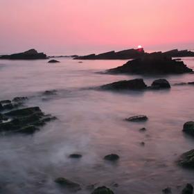 海岛日出，摄于北长岛。
