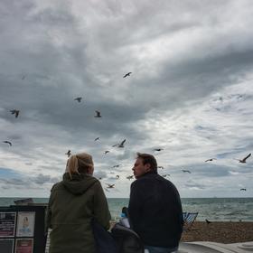A moment at the beach,Brighton,UK.

“我的眼里只