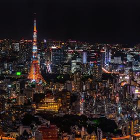 六本木之丘看东京夜景