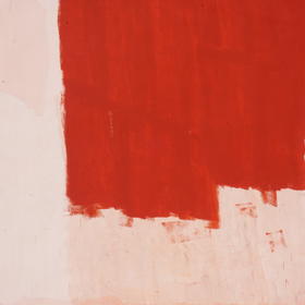 粉刷中的故宫红墙，颇有现代艺术的美感